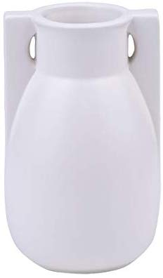 Ebros Teco Art Pottery By Frank Lloyd Wright Matte Vase (Buttress 2 - White)