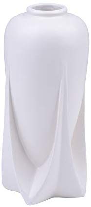 Ebros Teco Art Pottery by Frank Lloyd Wright Vase Reproduction (Rocket - White)