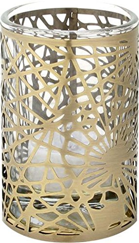 Ebros Tiffany Pine Needle Votive Holder Candle Holder Tea Light Holder 3.25"H