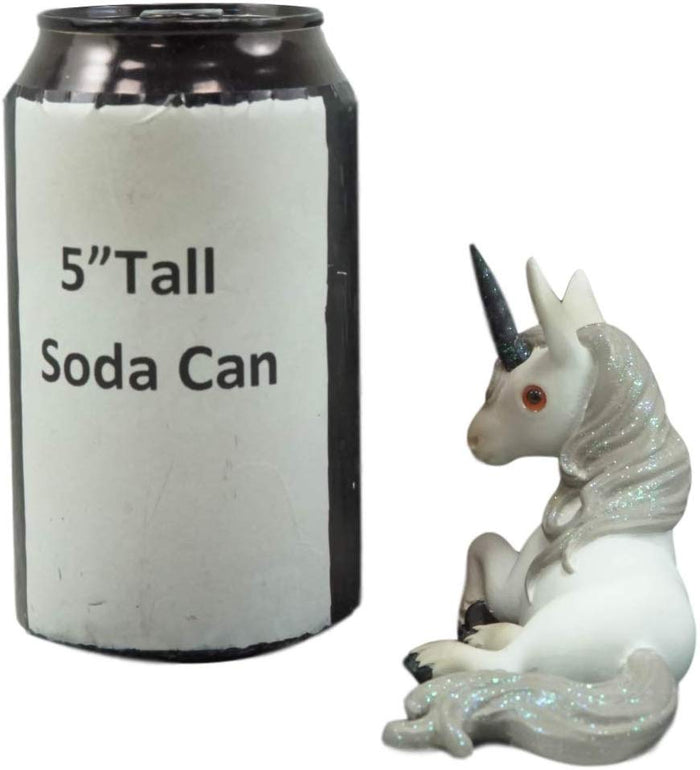 Ebros Whimsical My Little Unicorn Horse Figurine In Pastel Colors (Sparkle Sky)