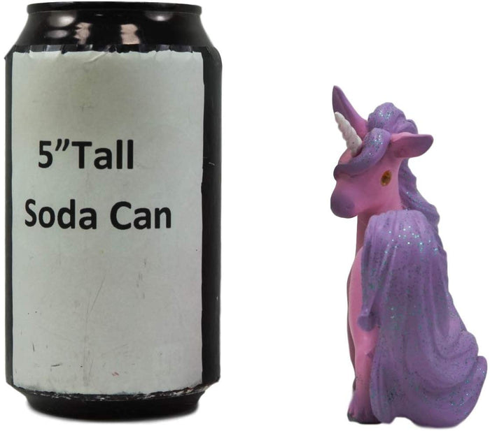 Ebros Whimsical My Little Unicorn Horse Figurine In Pastel Colors (Pink Sera)