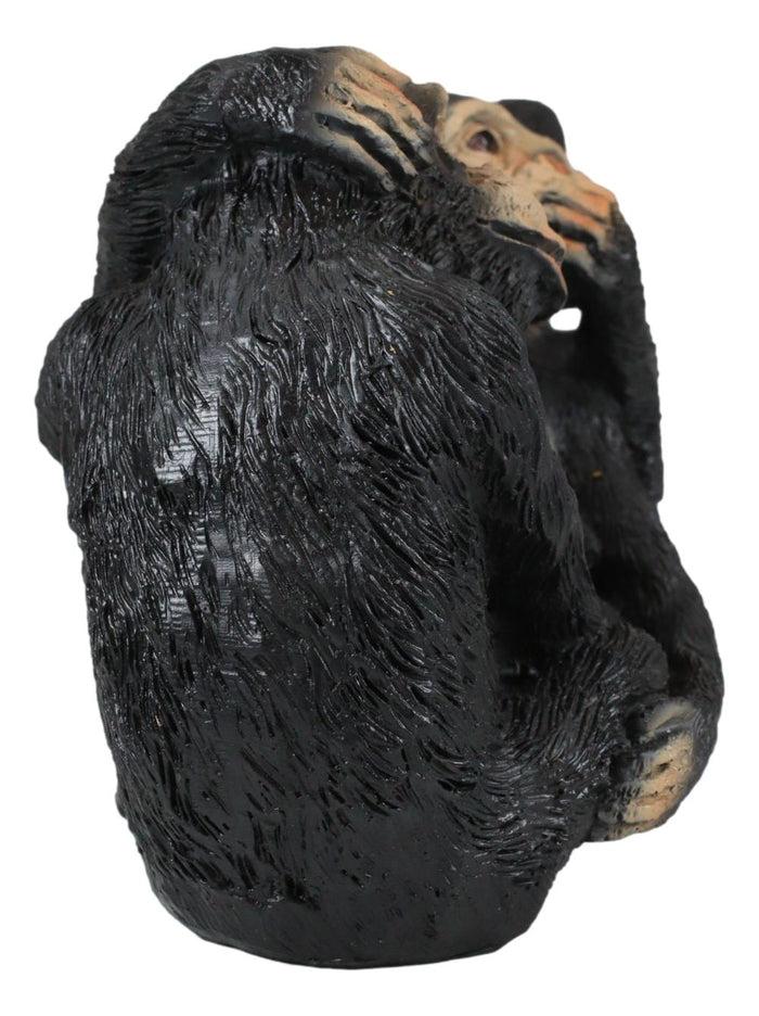 Ebros Whimsical See Hear Speak No Evil Monkeys Of The Jungle Figurine Set Of 3