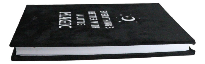 Everything's Better With A Little Magic A5 Lined Pages Velvet Cover Journal Book