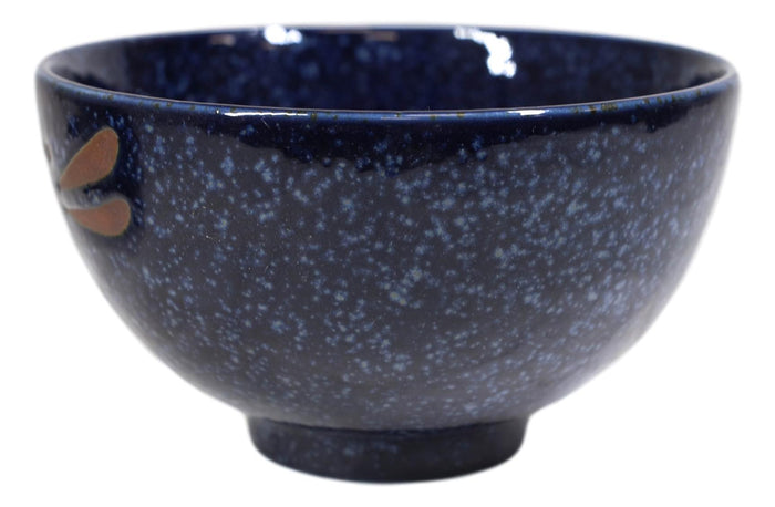 Made In Japan Auspicious Dragonfly Blue Rice Soup Dessert 8oz Bowls Set Of 4