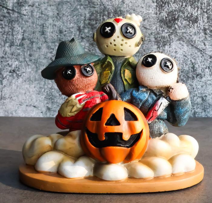 Pinheadz Voodoo Monsters Horror Trio Freddy Jason Myers Murder Terror Figurine