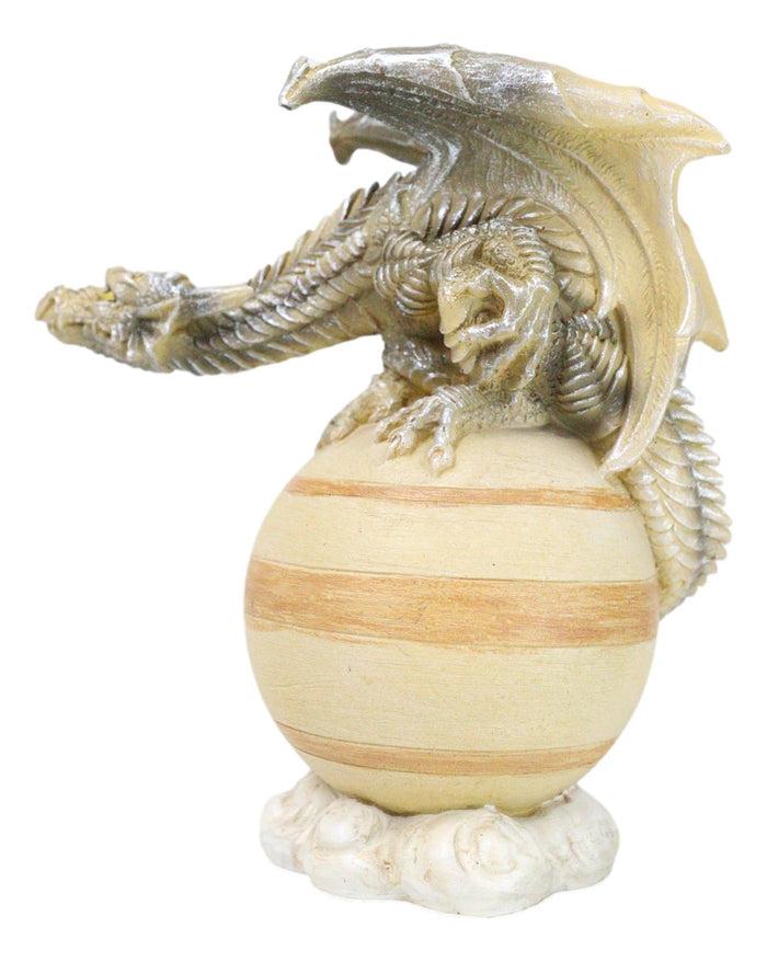 Solar Galaxy Planet Saturn Terrestrial Guardian Brown Sand Dragon Figurine