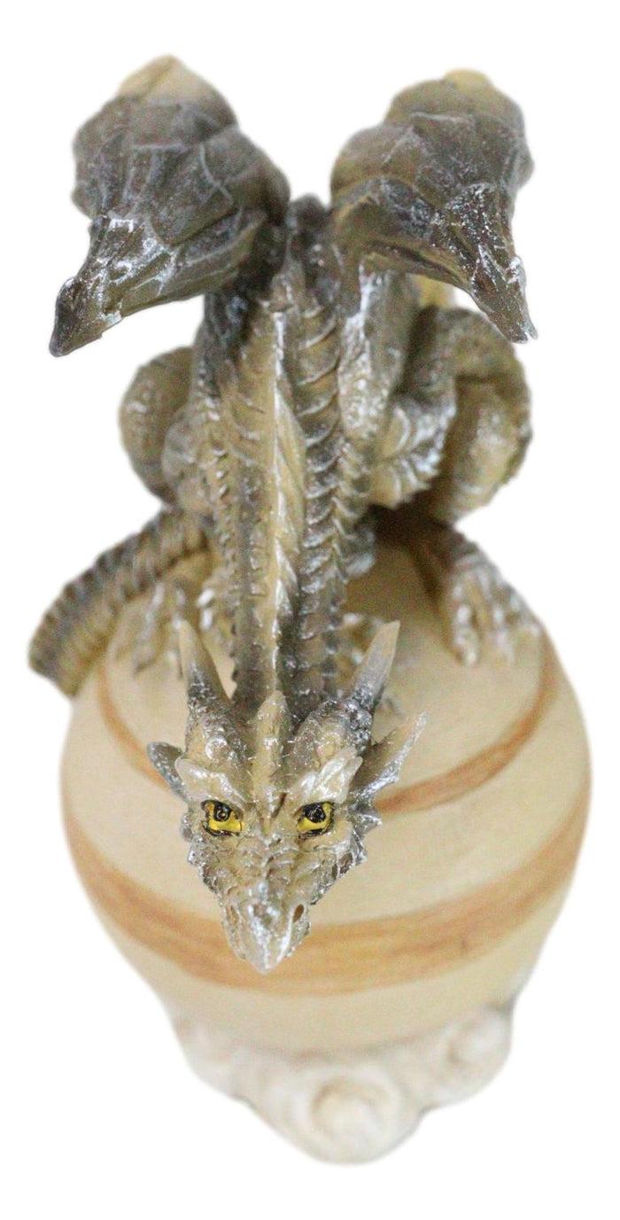 Solar Galaxy Planet Saturn Terrestrial Guardian Brown Sand Dragon Figurine