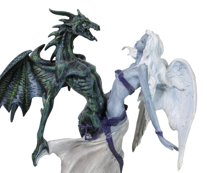 The Dark Chemical Wedding Union Of Night Dragon And Morning Angel Figurine