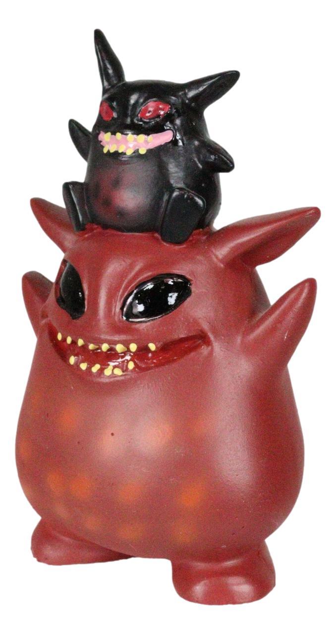 Underbedz Red Devil Umbie Monster With Fitz The Black Devil Protégé Figurine