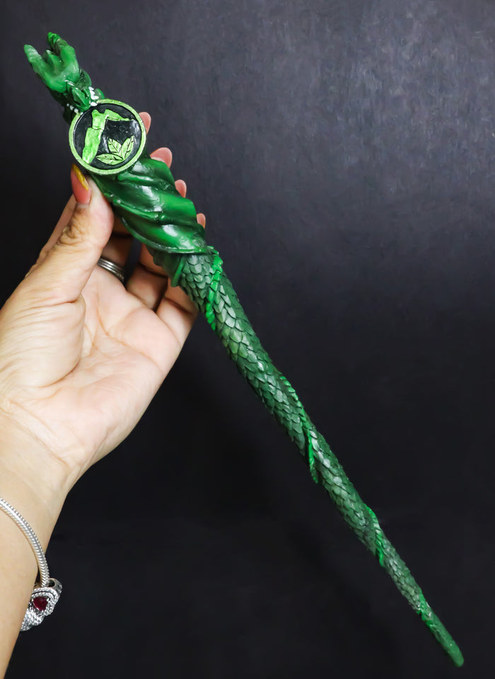 Water Fire Wind Earth Set Of 4 Elemental Dragon Fantasy Cosplay Magic Wands